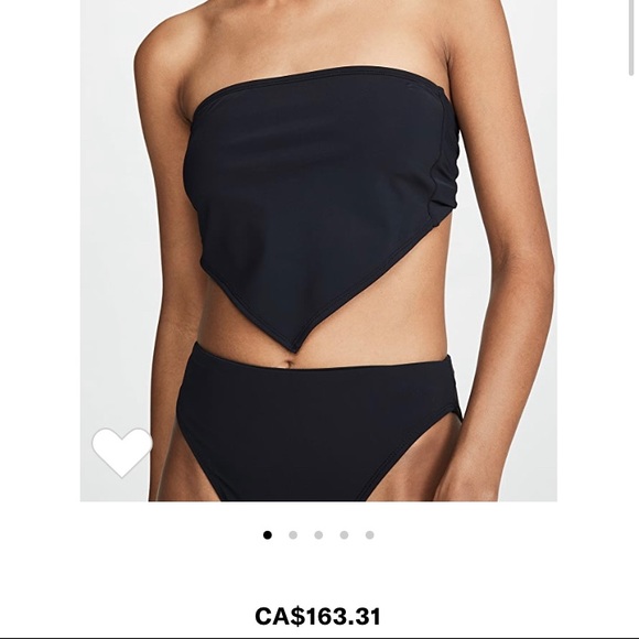 Beth Richards Handkerchief Bandeau Bikini Top metallic pink - Picture 4 of 5